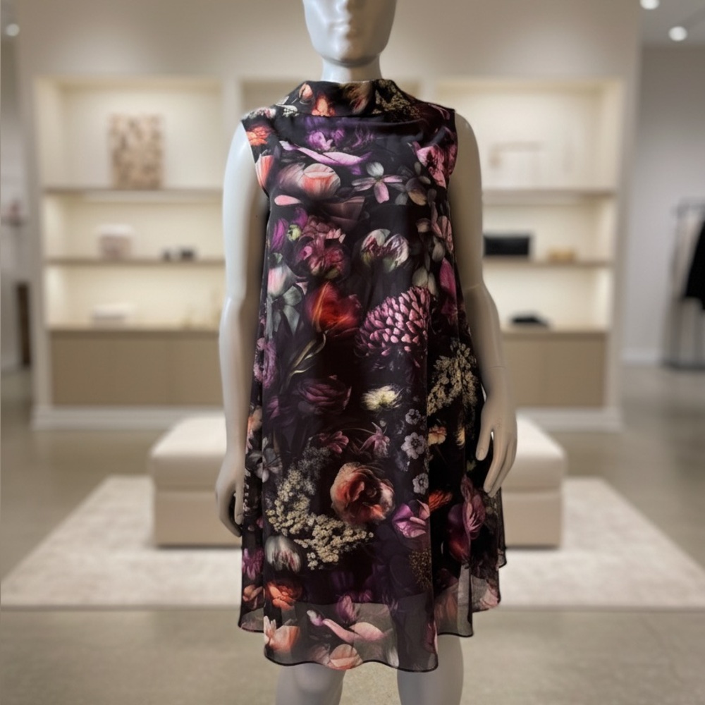Ted Baker floral mini dress